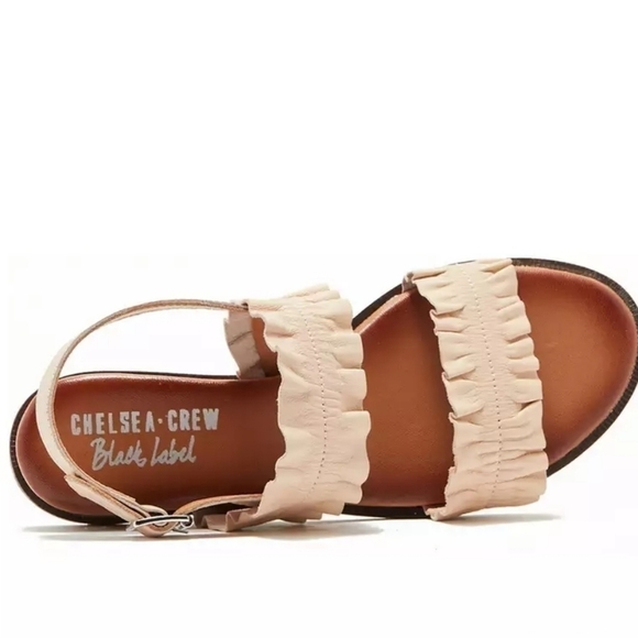 Chelsea crew Roche low wedge sandals - Picture 1 of 6